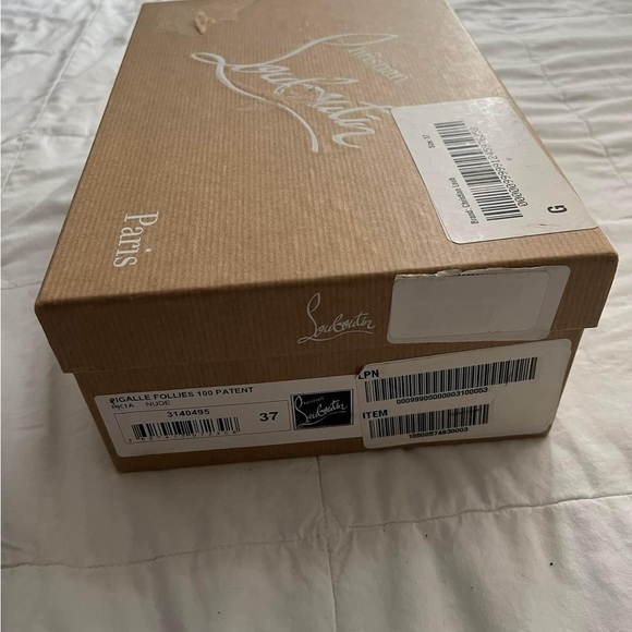 CHRISTIAN LOUBOUTIN NUDE PIGALLE 100- Size 37 - Picture 3 of 5